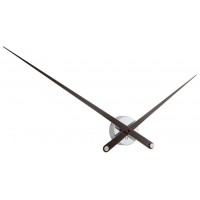 Dizajnové nástenné hodiny Future Time FT9110BK Hands black 100cm